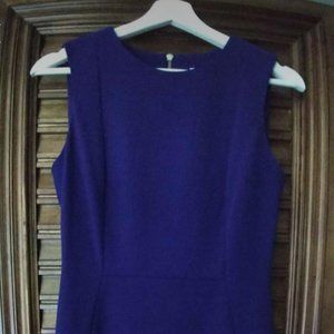 Calvin Klein blue sleeveless dress, size 4